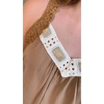 Regata Feminina Bordada - Cod 340 - Marrom