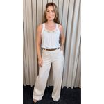 Regata Feminina Bordada - Cod 340 - Branco