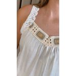 Regata Feminina Bordada - Cod 340 - Branco