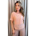Blusa Feminina Em Lese Bordada - Rosa - Cod 341