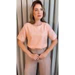 Blusa Feminina Em Lese Bordada - Rosa - Cod 341