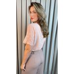 Blusa Feminina Em Lese Bordada - Rosa - Cod 341