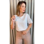 Blusa Feminina Em Lese Bordada - Branca - Cod 341