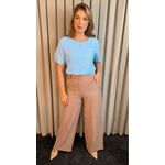 Blusa Feminina Em Lese Bordada - Azul - Cod 341