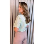 Blusa Feminina Em Lese Bordada - Verde - Cod 341