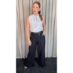 Blusa Feminina Poa Laço - Branco - Cod 505