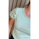 T-shirt Feminina Gola Perola - Verde - Cod 334