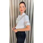 Blusa feminina Laço Poa - Cod: 335 - Branca