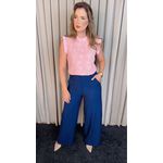 Blusa Feminina Em Lese 3D Delicada - Rosa - Cod 329