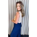 Blusa Feminina Em Lese 3D Delicada - Nude - Cod 329
