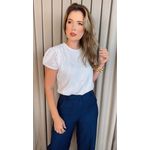 Blusa Feminina Em Lese Delicada - Branco - Cod 328