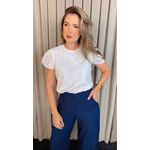 Blusa Feminina Em Lese Delicada - Branco - Cod 328
