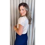 Blusa Feminina Em Lese Delicada - Off White - Cod 328