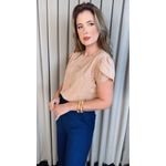 Blusa Feminina Em Lese Delicada - Nude - Cod 328