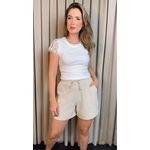 Short Feminino Viscolinho - Nude - Cod 333