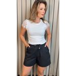 Short Feminino Viscolinho - Preto - Cod 333