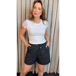 Short Feminino Viscolinho - Preto - Cod 333