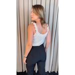 Blusa Feminina Clássica Em Poá - Branca - Cod 318
