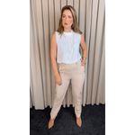 Blusa Feminina Clássica Com Detalhes De Pregas - Branca - Cod 319