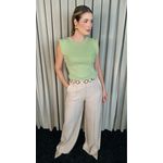Regata Feminina Bordada Delicada - Cod 315 - Verde