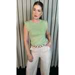 Regata Feminina Bordada Delicada - Cod 315 - Verde