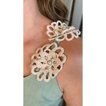 Regata Feminina Bordada Flor - Cod 314 - Verde