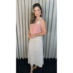 Regata Feminina Bordada Flor - Cod 314 - Rosa