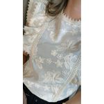 Blusa Feminina Delicada Bordada - Off - Cod 312