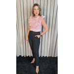 Blusa Feminina Delicada Bordada - Rosa - Cod 312