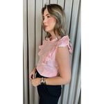 Blusa Feminina Delicada Bordada - Rosa - Cod 312