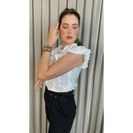Blusa Feminina Delicada Bordada - Branca - Cod 312