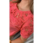 Blusa Feminina Delicada Guipir - Rosa - Cod 307