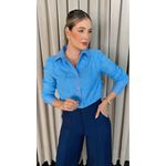Camisa Feminina Em Lese 3D - Cod: 310 - Azul