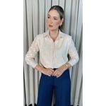 Camisa Feminina Em Lese 3D - Cod: 310 - Nude