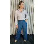 Camisa Feminina Manga Longa Bordada Poa - Cod: 306 - Nude