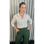 Camisa Feminina Manga Longa - Cod: 290 - Cru