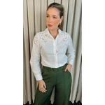 Camisa Feminina Manga Longa - Cod: 290 - Branca
