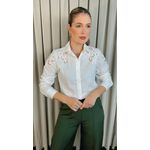 Camisa Feminina Manga Longa - Cod: 290 - Branca