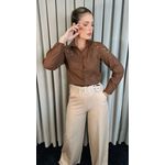 Camisa Feminina Manga Longa - Cod: 290 - Marrom