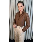 Camisa Feminina Manga Longa - Cod: 290 - Marrom