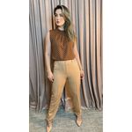 Calça Feminina Alfaiataria Flare - Nude - Cod 252