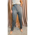 Calça Feminina Alfaiataria Flare - Cinza - Cod 252