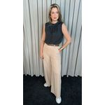 Blusa Feminina Clasica Em Poa Delicada - Preto - Cod 292