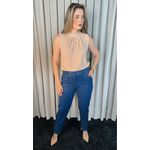 Blusa Feminina Clasica Em Poa Delicada - Nude - Cod 292