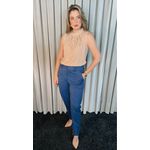 Blusa Feminina Clasica Em Poa Delicada - Nude - Cod 292