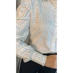 Camisa Feminina Manga Longa Poa - Cod: 275 - Off-White