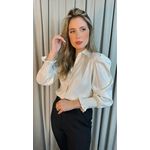 Camisa Feminina Manga Longa Listrada - Cod: 276 - Nude