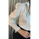 Camisa Feminina Manga Longa Listrada - Cod: 276 - Nude