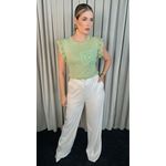 Regata Feminina Bordada - Cod 280 - Verde