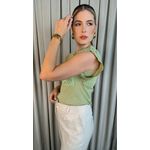 Regata Feminina Bordada - Cod 280 - Verde